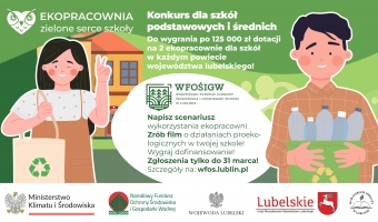 Komunikat dotyczący Konkursu „Ekopracownia – zielone serce szkoły”